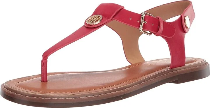 Tommy Hilfiger Bennia Women's Shoes Medium Red LL : 5.5 M, Synthetic - Image 2