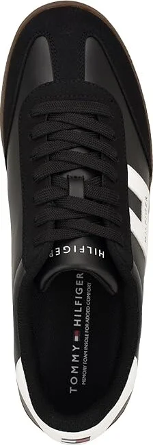 Tommy Hilfiger Berge Men's Shoes Black/White : 7 D - Medium, Leather/Suede - Image 2