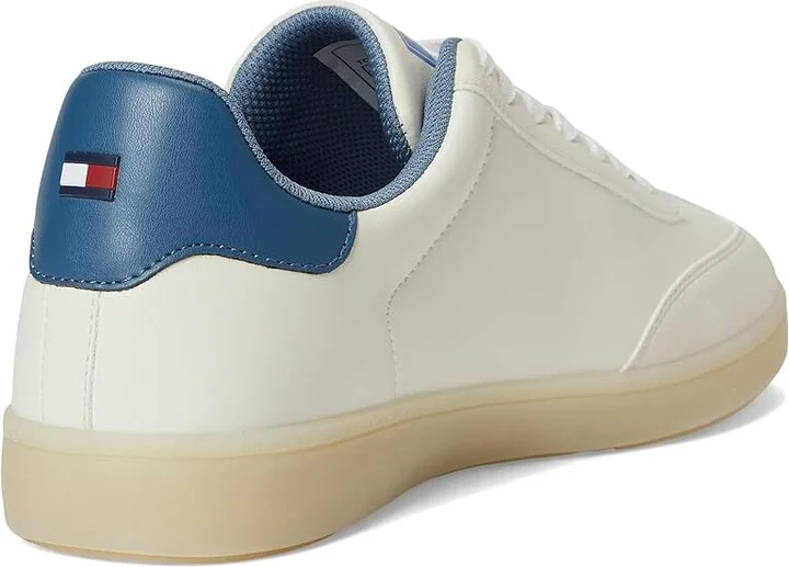 Tommy Hilfiger Berge Men's Shoes White/Teal : 9.5 D - Medium, Rubber/Suede/Synthetic - Image 4