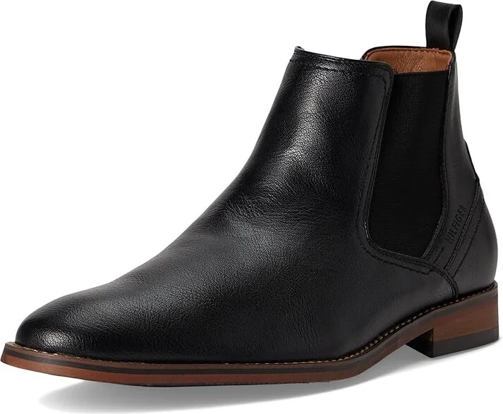 Tommy Hilfiger Berton Men's Boots Black : 10.5 D - Medium, Leather/Rubber - Image 5