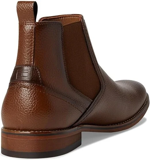 Tommy Hilfiger Berton Men's Boots Cognac : 7 D - Medium, Leather/Rubber - Image 4