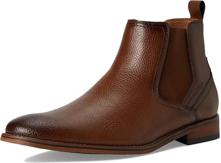 Tommy Hilfiger Berton Men's Boots Cognac : 7 D - Medium, Leather/Rubber - Image 5