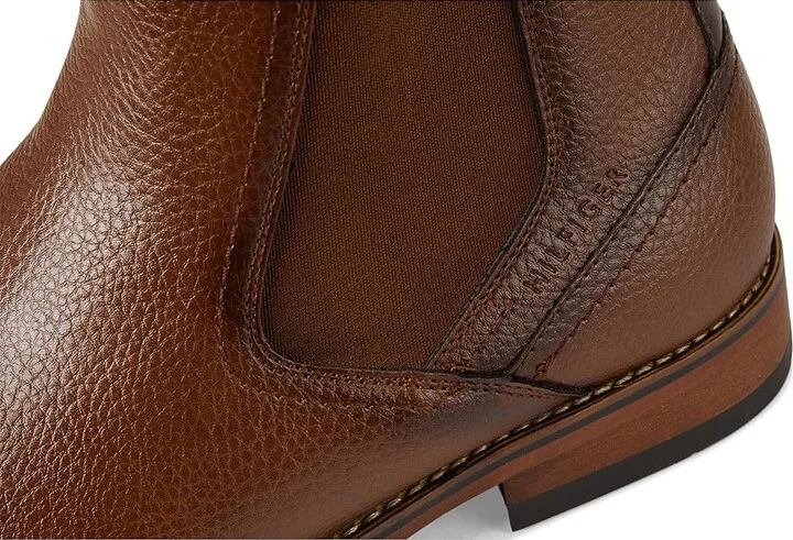 Tommy Hilfiger Berton Men's Boots Cognac : 7 D - Medium, Leather/Rubber - Image 7