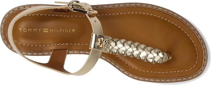 Tommy Hilfiger Blayke Women's Dress Sandals Gold : 9 M, Synthetic - Image 2