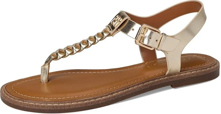 Tommy Hilfiger Blayke Women's Dress Sandals Gold : 9 M, Synthetic - Image 5
