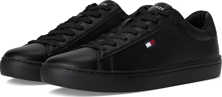 Tommy Hilfiger Brecon Men's Shoes Black/Black : 7 D - Medium, Textile/Synthetic