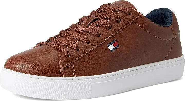 Tommy Hilfiger Brecon Men's Shoes Cognac : 7 D - Medium, Textile/Synthetic - Image 5