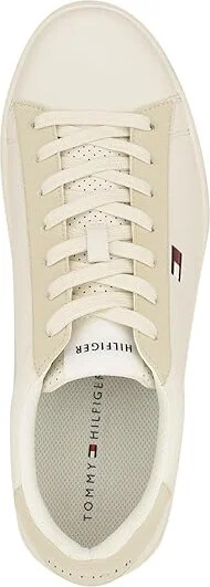Tommy Hilfiger Brecon Men's Shoes Cream/Beige : 11.5 D - Medium, Textile/Synthetic - Image 2