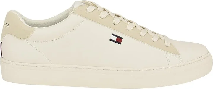 Tommy Hilfiger Brecon Men's Shoes Cream/Beige : 11.5 D - Medium, Textile/Synthetic - Image 5