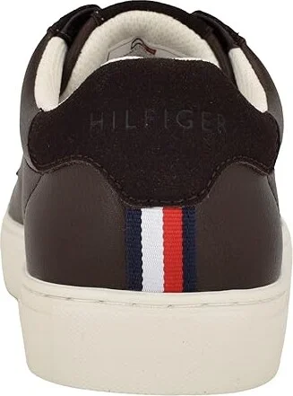 Tommy Hilfiger Brecon Men's Shoes Dark Brown : 7 D - Medium, Textile/Synthetic - Image 4