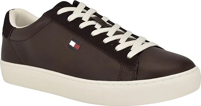 Tommy Hilfiger Brecon Men's Shoes Dark Brown : 7 D - Medium, Textile/Synthetic - Image 5