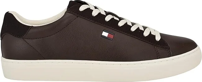 Tommy Hilfiger Brecon Men's Shoes Dark Brown : 7 D - Medium, Textile/Synthetic - Image 6