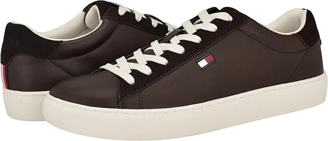 Tommy Hilfiger Brecon Men's Shoes Dark Brown : 7 D - Medium, Textile/Synthetic