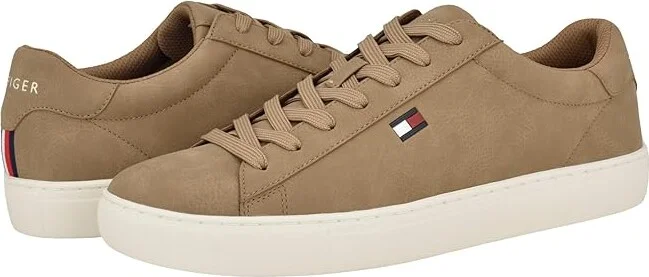 Tommy Hilfiger Brecon Men's Shoes Taupe : 9 D - Medium, Textile/Synthetic