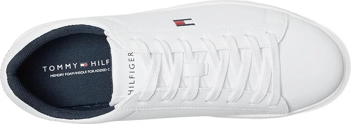 Tommy Hilfiger Brecon Men's Shoes White : 7 D - Medium, Textile/Synthetic - Image 2
