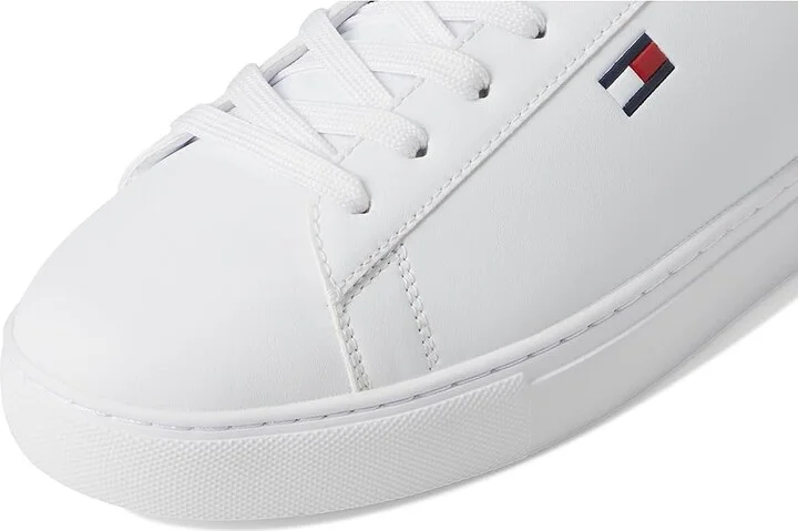 Tommy Hilfiger Brecon Men's Shoes White : 7 D - Medium, Textile/Synthetic - Image 7