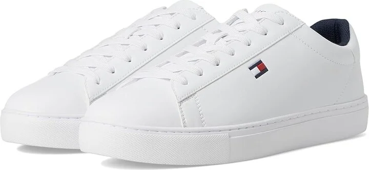 Tommy Hilfiger Brecon Men's Shoes White : 7 D - Medium, Textile/Synthetic
