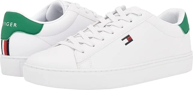 Tommy Hilfiger Brecon3 Men's Shoes White/Green : 7 D - Medium, Synthetic
