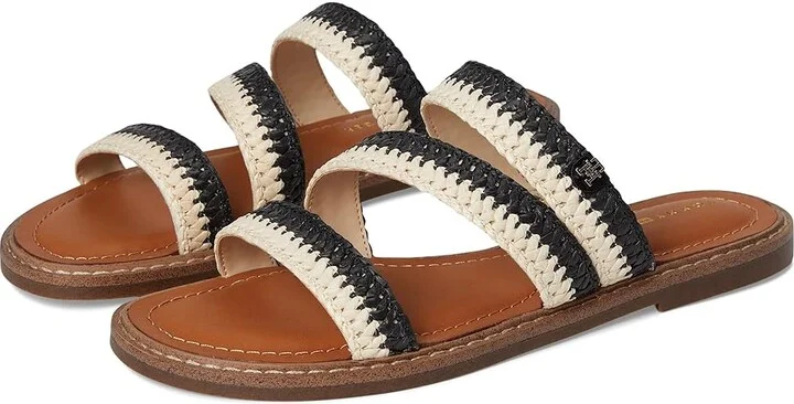 Tommy Hilfiger Brelyn Women's Dress Sandals Black : 10 M, Polyester