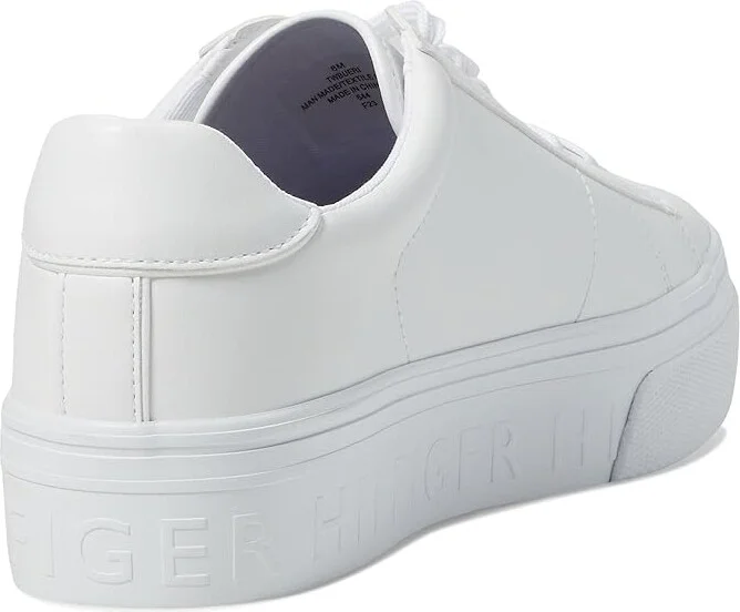 Tommy Hilfiger Bueri Women's Shoes White : 9 M, Leather - Image 4