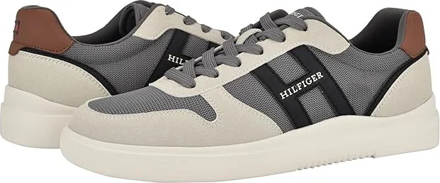 Tommy Hilfiger Cetus Men's Shoes Grey : 7 M, Leather