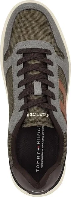 Tommy Hilfiger Cetus Men's Shoes Grey/Ivy Green : 8 M, Leather - Image 2