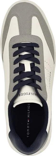 Tommy Hilfiger Chafik Men's Shoes Light Grey/Cream : 8.5 D - Medium, Suede - Image 2