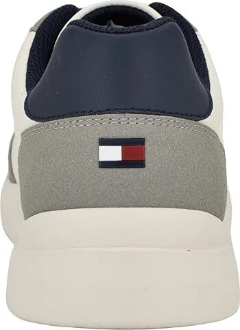 Tommy Hilfiger Chafik Men's Shoes Light Grey/Cream : 8.5 D - Medium, Suede - Image 4
