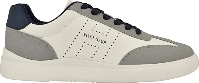 Tommy Hilfiger Chafik Men's Shoes Light Grey/Cream : 8.5 D - Medium, Suede - Image 6
