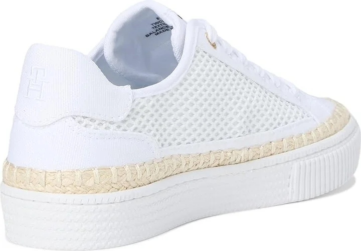 Tommy Hilfiger Chirley Women's Shoes White : 9.5 M, Canvas - Image 4