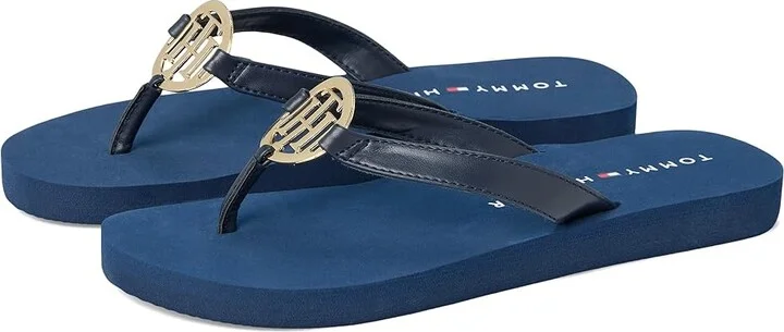 Tommy Hilfiger Crelina Women's Dress Sandals Blue : 5 M, Synthetic