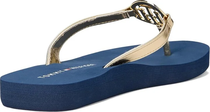 Tommy Hilfiger Crelina Women's Dress Sandals Gold : 10 M, Synthetic - Image 4
