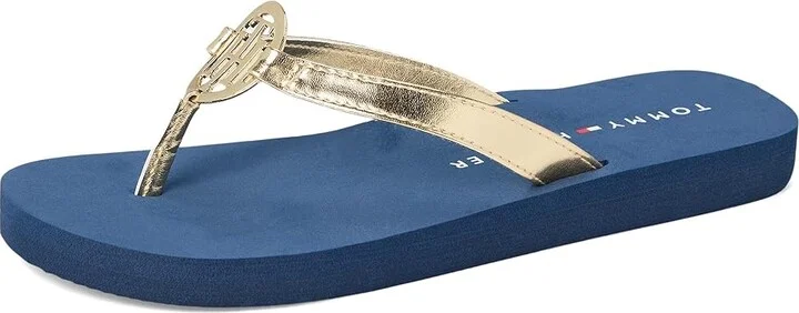 Tommy Hilfiger Crelina Women's Dress Sandals Gold : 10 M, Synthetic - Image 5