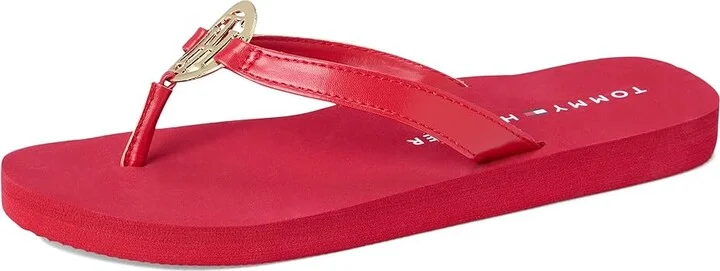 Tommy Hilfiger Crelina Women's Dress Sandals Red : 10 M, Synthetic - Image 5