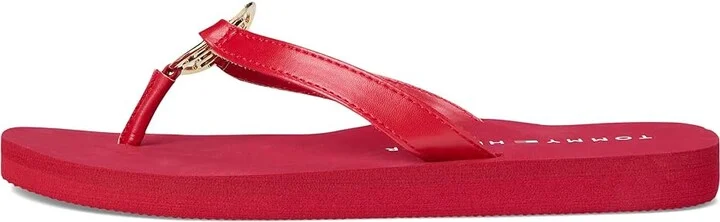 Tommy Hilfiger Crelina Women's Dress Sandals Red : 10 M, Synthetic - Image 6