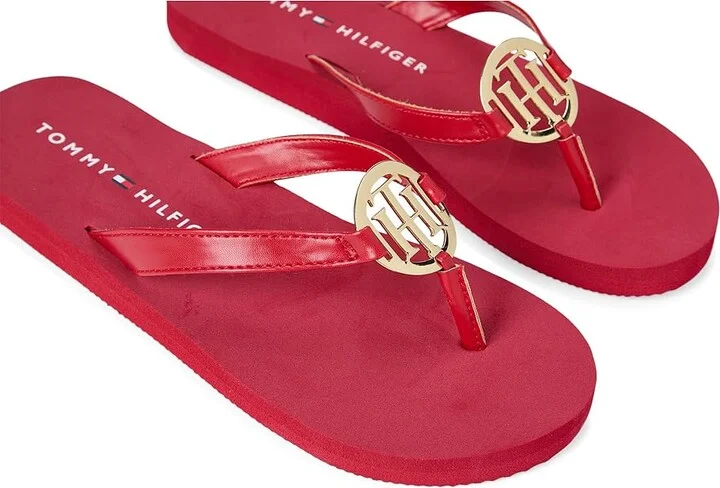 Tommy Hilfiger Crelina Women's Dress Sandals Red : 10 M, Synthetic - Image 7