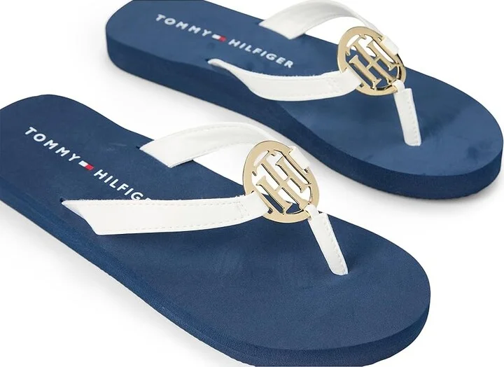 Tommy Hilfiger Crelina Women's Dress Sandals White : 7 M, Synthetic - Image 7