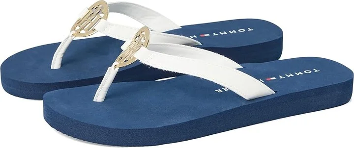 Tommy Hilfiger Crelina Women's Dress Sandals White : 7 M, Synthetic