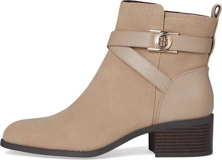 Tommy Hilfiger Dazni Women's Boots Light Glazie : 6.5 M, Leather/Rubber/Textile - Image 6