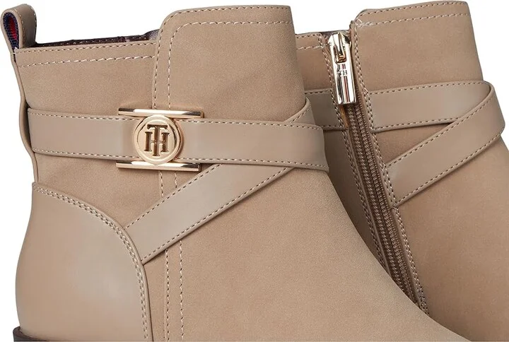 Tommy Hilfiger Dazni Women's Boots Light Glazie : 6.5 M, Leather/Rubber/Textile - Image 7