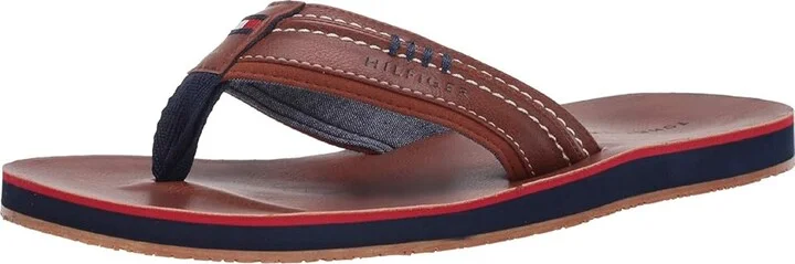 Tommy Hilfiger Destino Men's Shoes Cognac : 7 D - Medium, Synthetic - Image 2