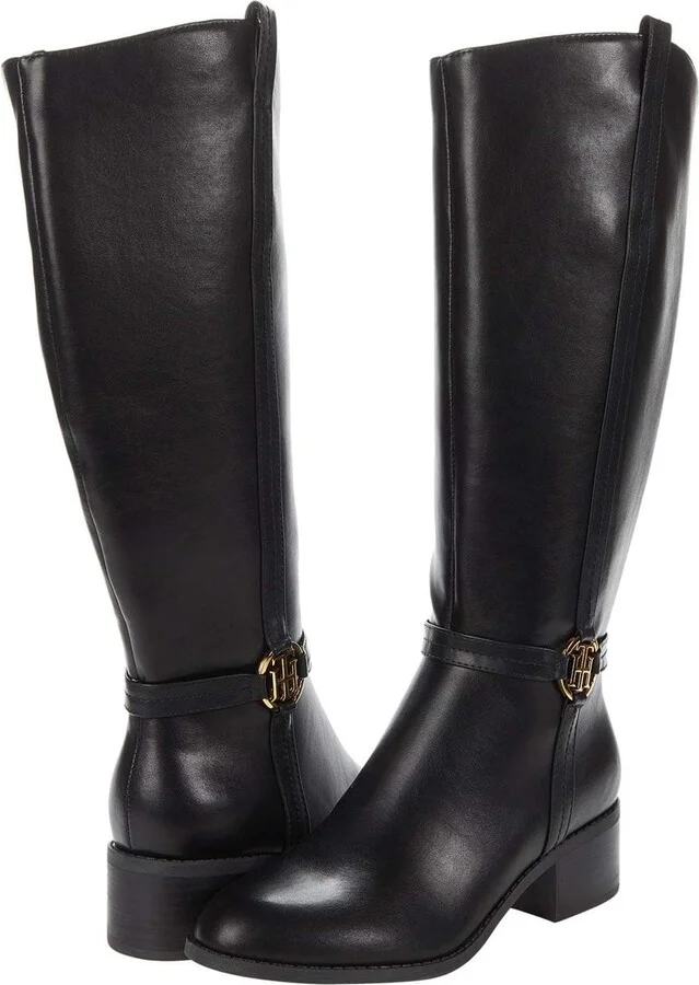 Tommy Hilfiger DIWAN3 Wide Calf Black 6 M