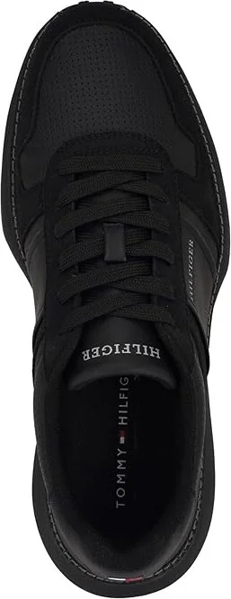 Tommy Hilfiger Edman Men's Shoes Black/Black : 13 D - Medium, Rubber/Suede - Image 2