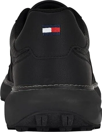 Tommy Hilfiger Edman Men's Shoes Black/Black : 13 D - Medium, Rubber/Suede - Image 4
