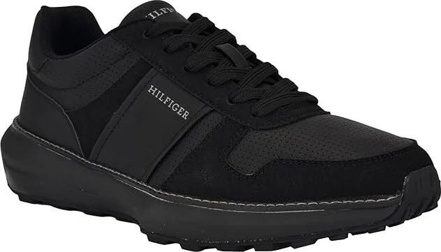 Tommy Hilfiger Edman Men's Shoes Black/Black : 13 D - Medium, Rubber/Suede - Image 5