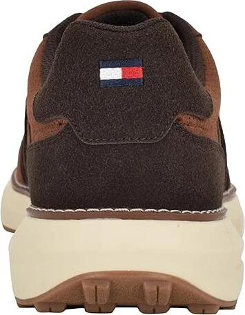 Tommy Hilfiger Edman Men's Shoes Cognac/Dark Brown : 10 D - Medium, Rubber/Suede - Image 4