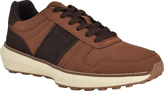 Tommy Hilfiger Edman Men's Shoes Cognac/Dark Brown : 10 D - Medium, Rubber/Suede - Image 5