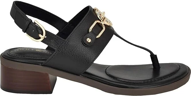 Tommy Hilfiger Ezmeai Women's Sandals Black : 6.5 M, Rubber - Image 5