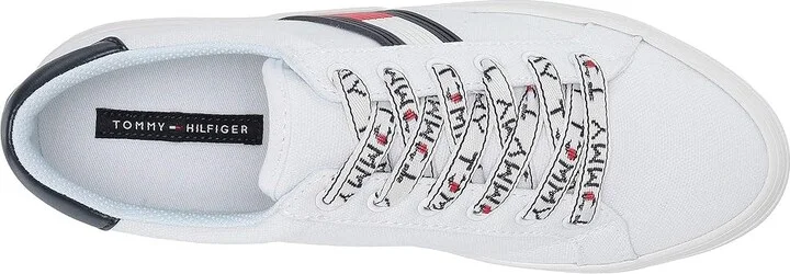 Tommy Hilfiger Fantim Women's Shoes White : 5 M, Canvas - Image 3