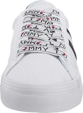 Tommy Hilfiger Fantim Women's Shoes White : 5 M, Canvas - Image 6